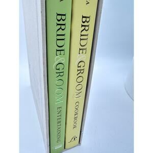 Bride & Groom Williams-Sonoma Collection Cookbook & Entertaining 2 Book Set gift